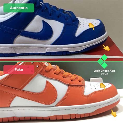 how to tell if nike dunks are real or fake|genuine nike dunks.